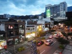 medellin luxury apartment poblado patio view 8