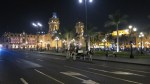 plaza armas mayor lima peru horse carriage