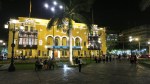 plaza armas mayor lima peru night 2