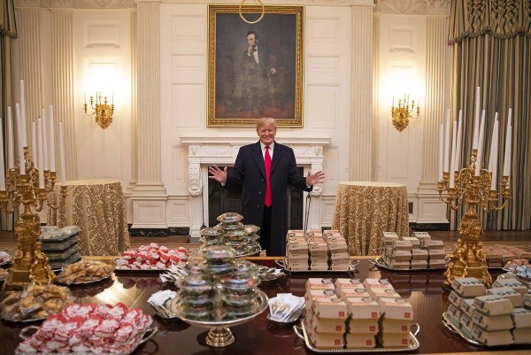 donald trump fast food buffet